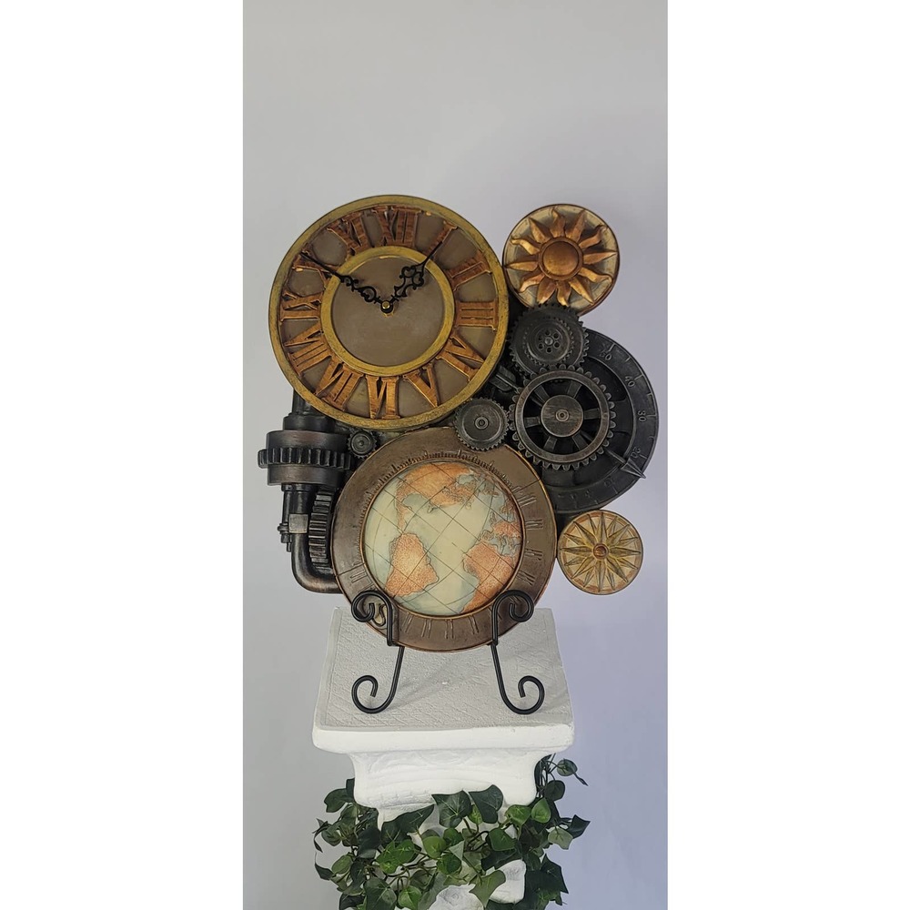 Gears Of Time Clock, Beautiful Clock for Any Room. Unique Clock, Artistic Clock.